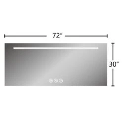 72 In X 30 In Led Frameless Bathroom/Wall Mirror 9 72 In X 30 In Led Frameless Bathroom/Wall Mirror -Allied Brass Shop 2d12b3912be224b9c59ab6570d192bad 1800x1800