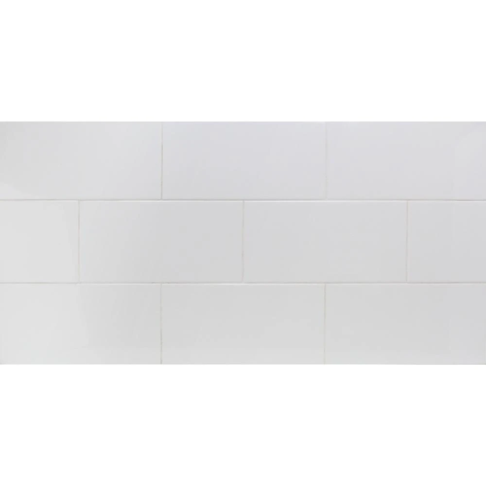 Ivy Hill Tile Essential White 8 In. X 16 In. X 8.5mm Polished Ceramic Wall Tile (25 Pieces / 21.52 Sq. Ft. / Box) 5 Ivy Hill Tile Essential White 8 In. X 16 In. X 8.5mm Polished Ceramic Wall Tile (25 Pieces / 21.52 Sq. Ft. / Box) - Image 5