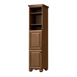 MagickWoods Elements Manchester 20-3/16"W X 22-7/16"D X 84"H Mocha Linen Cabinet 13 MagickWoods Elements Manchester 20-3/16"W X 22-7/16"D X 84"H Mocha Linen Cabinet -Allied Brass Shop 30208 rightview mw 1800x1800
