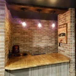 Old Mill Brick Castle Gate Thin Brick Singles - Flats (Box Of 50) - 7.625 In. X 2.25 In. (7.3 Sq. Ft.) -Allied Brass Shop 30b6a8f950902cb493d1217b4275d0cd 1800x1800