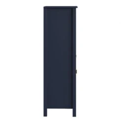 MagickWoods Montgomery 19"W X 18-1/2"D X 60"H Midnight Blue Linen Cabinet -Allied Brass Shop 31019 flv mw 1800x1800