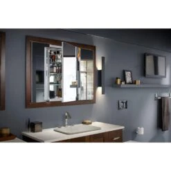 Verdera 40 In. W X 30 In. H Recessed Medicine Cabinet In Anodized Aluminum -Allied Brass Shop 32ebd0afe2aa2a64cd970489cb138f5d 1800x1800