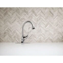 Trielle Single-Handle Pull-Down Sprayer Kitchen Faucet In Chrome -Allied Brass Shop 344a651f73048432dd71788f2d889528 1800x1800