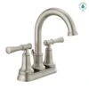 Chamberlain 4 In. Centerset 2-Handle Bathroom Faucet In SpotShield Brushed Nickel