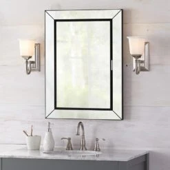 23-1/2 In. W X 33-1/2 In. H Fog Free Framed Recessed Or Surface-Mount Mirror On Mirror Bath Medicine Cabinet In Black -Allied Brass Shop 3aea544160c2ae320d2759d2fda708c2 1800x1800