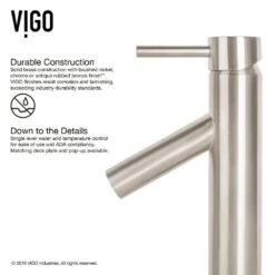 VIGO Glass Vessel Bathroom Sink In Clear Crystalline And Dior Vessel Faucet Set In Brushed Nickel -Allied Brass Shop 3ee3ba64c342dc39aa2f9c79adc7085b 1800x1800