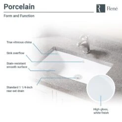 Rene Undermount Porcelain Bathroom Sink In White With Pop-Up Drain In Chrome -Allied Brass Shop 433bd1ea75a234c7ddc638506c917f1d 1800x1800