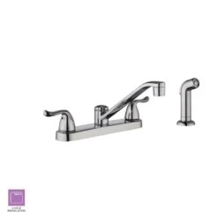 Constructor 2-Handle Standard Kitchen Faucet With Side Sprayer In Chrome 15 Constructor 2-Handle Standard Kitchen Faucet With Side Sprayer In Chrome -Allied Brass Shop 434cefd4473785d477877ff23e49e87f 1800x1800