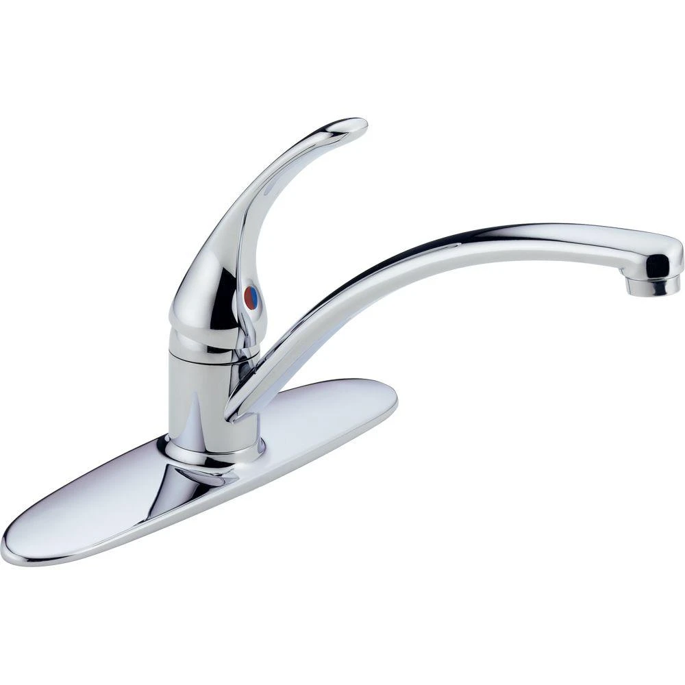 Foundations Single-Handle Standard Kitchen Faucet In Chrome 1 Foundations Single-Handle Standard Kitchen Faucet In Chrome