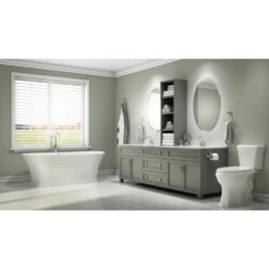 21 In. X 31 In. Recessed Or Surface Mount Single Door Oval Medicine Cabinet -Allied Brass Shop 479d2a3c9181780da81e33aff33fbef8 1800x1800