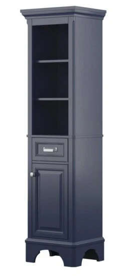 Foremost® Williamson 18"W X 67-1/2"H Aegean Blue Linen Cabinet 13 Foremost® Williamson 18"W X 67-1/2"H Aegean Blue Linen Cabinet -Allied Brass Shop 4838041 ANGLE 1800x1800
