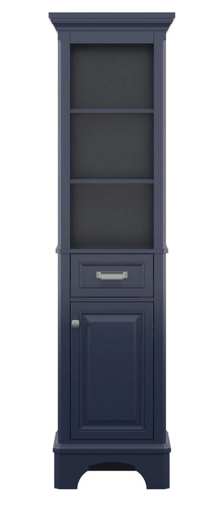 Foremost® Williamson 18"W X 67-1/2"H Aegean Blue Linen Cabinet 1 Foremost® Williamson 18"W X 67-1/2"H Aegean Blue Linen Cabinet