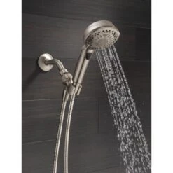 7-Spray 4.2 In. Single Wall Mount Handheld Shower Head In SpotShield Brushed Nickel -Allied Brass Shop 487edd7c30f8a377c1a1983280a55246 1800x1800