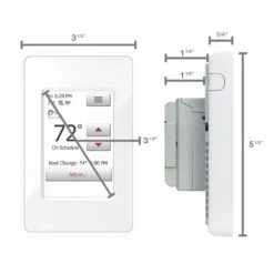 QuietWarmth 120-Volt/240-Volt Programmable WIFI Enabled Smart Touch Thermostat With Floor Sensor -Allied Brass Shop 48c946800183de98ec2d57464cf76208 1800x1800