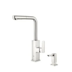 Tallinn Single-Handle Pull-Out Sprayer Kitchen Faucet With Soap Dispenser In StarLight Chrome -Allied Brass Shop 515112fbbb7ff3a4f0eb3cf7d11fadb9 1800x1800