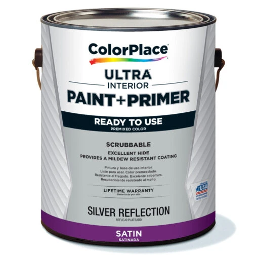 ColorPlace ULTRA Interior Paint & Primer, Silver Reflection, Satin, 1 Gallon -Allied Brass Shop 52a05b25 640f 41b0 aa53 3aa7bf00e82b.aebb947d09778ca673429a6592b84cb4 1800x1800