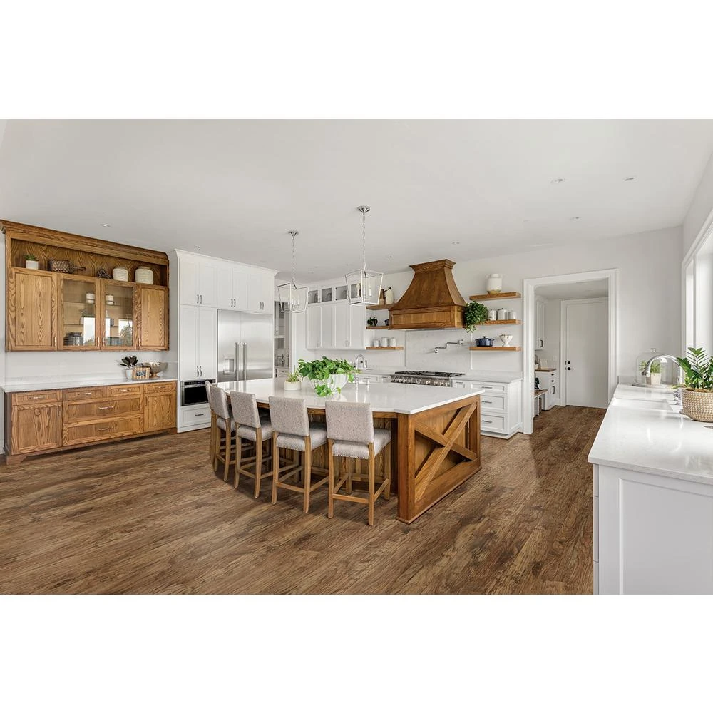 TrafficMaster Saratoga Hickory Wheat 7 Mm Thick X 7-2/3 In. Wide X 50-5/8 In. Length Laminate Flooring (24.17 Sq. Ft. / Case) 2 TrafficMaster Saratoga Hickory Wheat 7 Mm Thick X 7-2/3 In. Wide X 50-5/8 In. Length Laminate Flooring (24.17 Sq. Ft. / Case) - Image 2