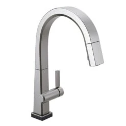 Pivotal Single-Handle Pull-Down Sprayer Kitchen Faucet With Touch2O Technology And MagnaTite Docking In Arctic Stainless