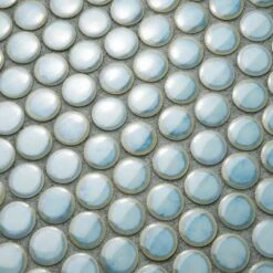 Merola Tile Hudson Penny Round Marine 12 In. X 12-5/8 In. X 5 Mm Porcelain Mosaic Tile (10.74 Sq. Ft. / Case) 26 Merola Tile Hudson Penny Round Marine 12 In. X 12-5/8 In. X 5 Mm Porcelain Mosaic Tile (10.74 Sq. Ft. / Case) -Allied Brass Shop 5c0b974e85b6a71c3ce4a67655ad1c45 1800x1800