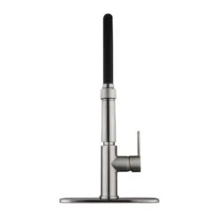 Statham Single-Handle Rubber Hose Spring Neck Kitchen Faucet With TurboSpray And FastMount In Stainless Steel 17 Statham Single-Handle Rubber Hose Spring Neck Kitchen Faucet With TurboSpray And FastMount In Stainless Steel -Allied Brass Shop 5c3b41b25a5f9b0e2926a9d8e3fc77e2 1800x1800