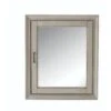 Hazelton 24 In. W X 28 In. H Framed Surface-Mount Bathroom Medicine Cabinet In Antique Grey