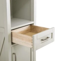 Foremost® Rayna 20"W X 15"D X 68"H Gray Linen Cabinet -Allied Brass Shop 6050440 Drawer Detail 1 1800x1800