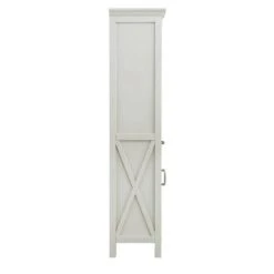 Foremost® Rayna 20"W X 15"D X 68"H Gray Linen Cabinet -Allied Brass Shop 6050440 Side 1 1800x1800