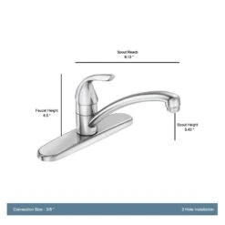 Adler Single-Handle Low Arc Standard Kitchen Faucet In Chrome -Allied Brass Shop 6181ffc125dd4b2b8d5b422cc494e0d5 1800x1800