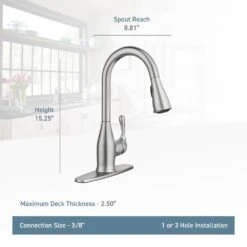 Kaden Single-Handle Pull-Down Sprayer Kitchen Faucet With Reflex And Power Clean In Chrome 14 Kaden Single-Handle Pull-Down Sprayer Kitchen Faucet With Reflex And Power Clean In Chrome -Allied Brass Shop 62d1858523212dd672b95073282e74cb 1800x1800