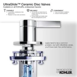 KOHLER Loure Vibrant Brushed Nickel 2-handle Widespread WaterSense Bathroom Sink Faucet With Drain