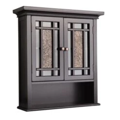 Elegant Home Fashions Windsor 22-in W X 24-in H X 7-in D Dark Espresso Bathroom Wall Cabinet -Allied Brass Shop 674278005328xl 1800x1800