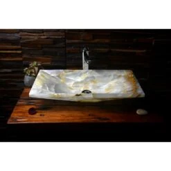 Tami Vessel Sink In White Onyx Stone -Allied Brass Shop 6787b8623a14e5064c9ee79aee52fcb0 1800x1800