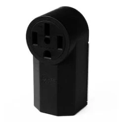 Utilitech Black 50-Amp Round AFCI Industrial Range