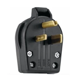 Utilitech 50-Amp-Volt Black 3-Wire Plug 1 Utilitech 50-Amp-Volt Black 3-Wire Plug