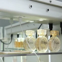 Spazio 24 In. W X 30 In. H Recessed Or Surface Mount Medicine Cabinet With LED Lighting, Mirror Defogger And Left Hinge -Allied Brass Shop 6f480ecf105ed874674a479f33082875 1800x1800