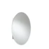 21 In. X 31 In. Recessed Or Surface Mount Single Door Oval Medicine Cabinet