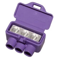 Alumiconn 3-Port Al/Cu 10-Pack Purple Al/Cu Wire Connectors