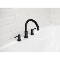 Valspar Jacuzzi Duncan 2-Handle Deck Mount Roman Bathtub Faucet (Valve Included)