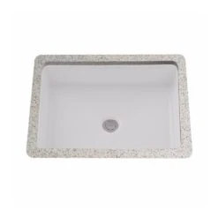 TOTO Atherton 17 In. Rectangular Undermount Bathroom Sink In Cotton White