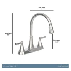 Cantara High-Arc 2-Handle Standard Kitchen Faucet With Side Sprayer In Polished Chrome -Allied Brass Shop 77fdb1a8f301a41f8985d954b7be0529 1800x1800