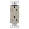 Legrand Radiant Nickel 15-Amp Decorator Tamper Resistant Residential Outlet