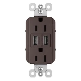 Legrand Radiant Dark Bronze 15-Amp Decorator Tamper Resistant Residential Usb Outlet 1 Legrand Radiant Dark Bronze 15-Amp Decorator Tamper Resistant Residential Usb Outlet