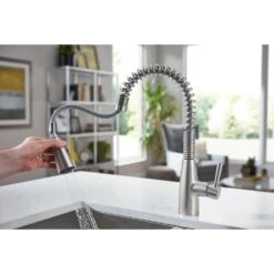 Springvale Single-Handle Pull-Down Sprayer Kitchen Faucet With Reflex And Power Boost In Spot Resist Stainless -Allied Brass Shop 7a25388c1c4d7f82775d8697eabde501 1800x1800