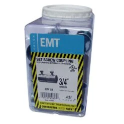 3/4 In. Electrical Metallic Tube (EMT) Set-Screw Coupling (25 Pack) -Allied Brass Shop 7a8e070caebe1b37251da6d4aea6054e 1800x1800
