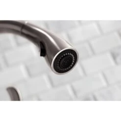 Mazz Single-Handle Pull-Down Sprayer Kitchen Faucet In Vibrant Stainless 14 Mazz Single-Handle Pull-Down Sprayer Kitchen Faucet In Vibrant Stainless -Allied Brass Shop 8025e3746b585abc0a179783d0d77d83 1800x1800