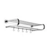 WS Bath Collections Napie Polished Chrome Rack Towel Bar (Common: 26-in; Actual: 27.6-in)