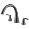 Jacuzzi Lauren Oil Rubbed Bronze 2-handle Commercial/Residential Deck Mount Roman Bathtub Faucet