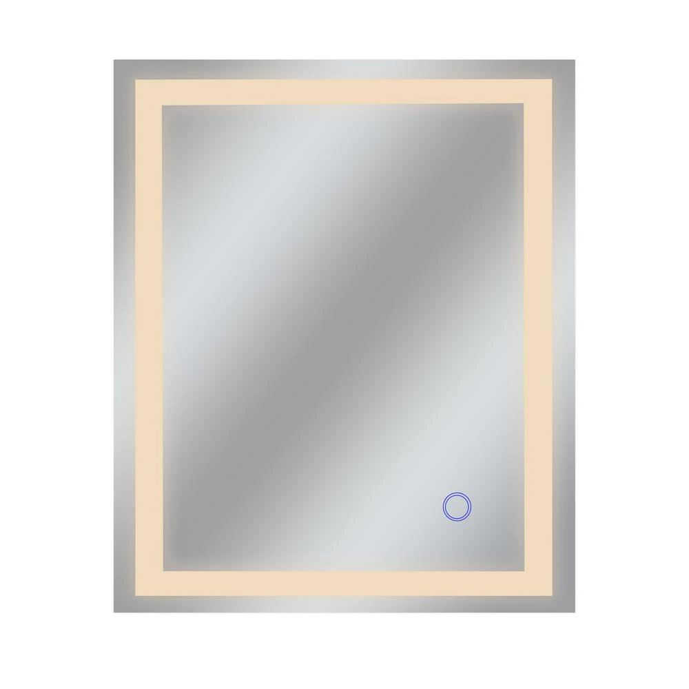 Edison Tri-Color 30 In. X 36 In. Single LED Wall Mounted Backlit LED Bathroom Mirror 3 Edison Tri-Color 30 In. X 36 In. Single LED Wall Mounted Backlit LED Bathroom Mirror - Image 3