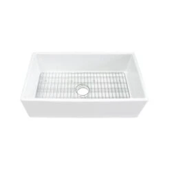 Superior Sinks 33-in X 18-in White Single Bowl Tall (8-in Or Larger) Undermount Apron Front/Farmhouse Residential Kitchen Sink