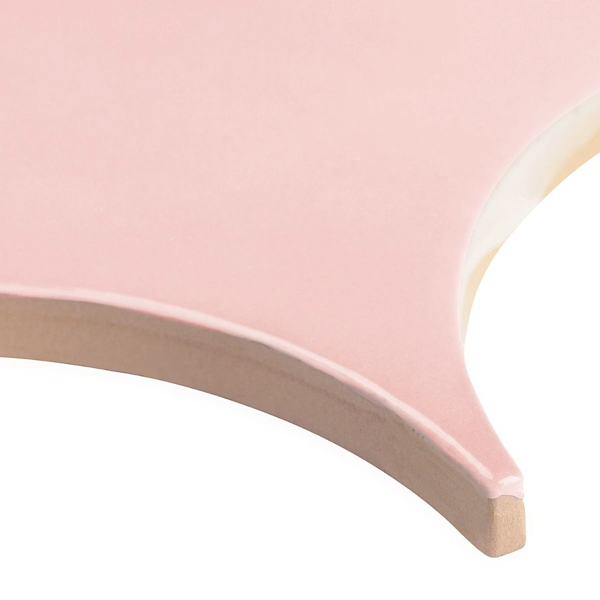 Bond Tile Riptide Rose 2.44 In. X 5 In. Fish Scale Polished Ceramic Wall Tile (48 Pieces 4.06 Sq. Ft. / Case) 10 Bond Tile Riptide Rose 2.44 In. X 5 In. Fish Scale Polished Ceramic Wall Tile (48 Pieces 4.06 Sq. Ft. / Case) - Image 10